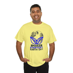 Deluxe Earth Day Cotton t Shirt - Make Everyday - Dipaliz - T-shirts