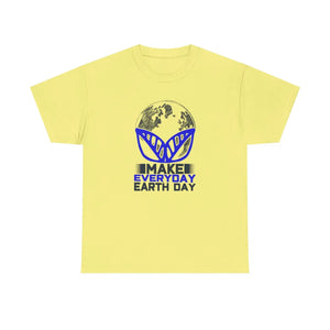 Deluxe Earth Day Cotton t Shirt - Make Everyday - Dipaliz - T-shirts