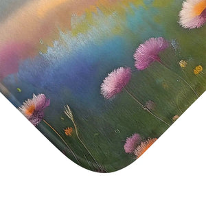 Floral Bath Mat – Microfiber Gift for Her - Dipaliz - Mats & Rugs
