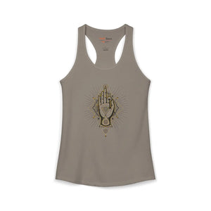 Dipaliz Meditation Hand Racerback Tank Lightweight Top - Tops