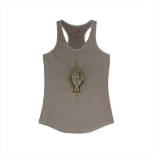 Dipaliz Meditation Hand Racerback Tank Lightweight Top - Tops