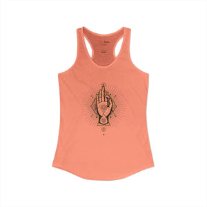 Dipaliz Meditation Hand Racerback Tank Lightweight Top - Tops