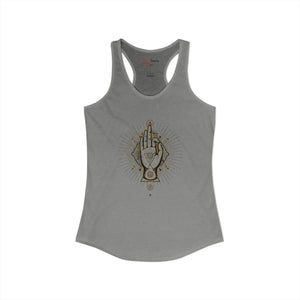 Dipaliz Meditation Hand Racerback Tank Lightweight Top - Tops