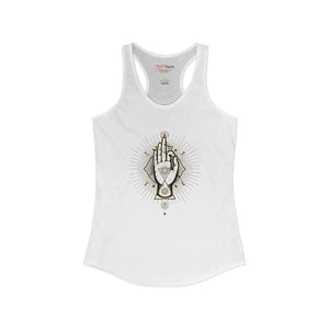 Dipaliz Meditation Hand Racerback Tank Lightweight Top - Tops