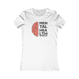 Soft Cotton Mental Health Matters Tee - Women’s Casual - Dipaliz - T-shirts