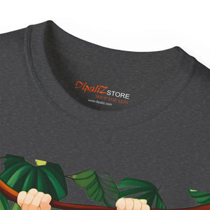 Playful Ultra Cotton Tee - Classic Monkey Vibe - Dipaliz - T-shirts