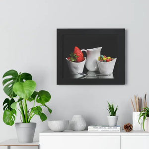 Morning Breakfast Framed Horizontal Poster - Posters Prints & Visual Artwork