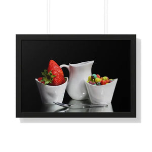 Morning Breakfast Framed Horizontal Poster - Posters Prints & Visual Artwork