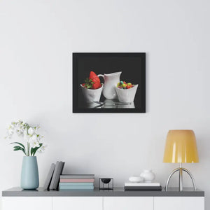 Morning Breakfast Framed Horizontal Poster - Posters Prints & Visual Artwork