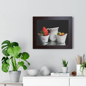 Morning Breakfast Framed Horizontal Poster - Posters Prints & Visual Artwork