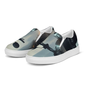 Urban Canvas Shoes - Men’s Slip on Neutral Pattern - Dipaliz - Sneakers
