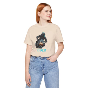 Soft Cotton Jersey Short Sleeve Tee - Motorcycle Rider - Dipaliz - T-shirts