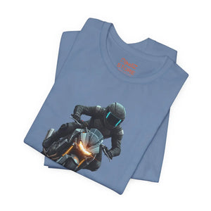 Soft Cotton Jersey Short Sleeve Tee - Motorcycle Rider - Dipaliz - T-shirts