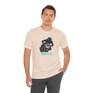 Soft Cotton Jersey Short Sleeve Tee - Motorcycle Rider - Dipaliz - T-shirts