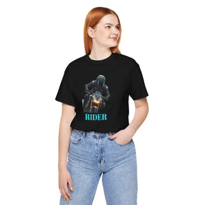 Soft Cotton Jersey Short Sleeve Tee - Motorcycle Rider - Dipaliz - T-shirts