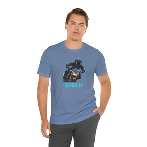 Soft Cotton Jersey Short Sleeve Tee - Motorcycle Rider - Dipaliz - T-shirts
