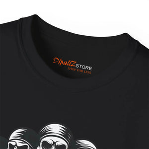 Bold Skeleton Motorcycle Ultra Cotton Tee - Dipaliz - T-shirts