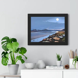 Gallery Canvas Wraps Mountain Sea View Framed Poster by Dipaliz - Posters Prints & Visual Artwork