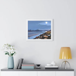 Gallery Canvas Wraps Mountain Sea View Framed Poster by Dipaliz - Posters Prints & Visual Artwork