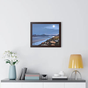 Gallery Canvas Wraps Mountain Sea View Framed Poster by Dipaliz - Posters Prints & Visual Artwork
