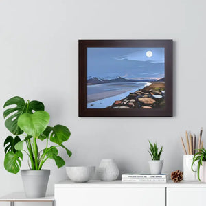 Gallery Canvas Wraps Mountain Sea View Framed Poster by Dipaliz - Posters Prints & Visual Artwork