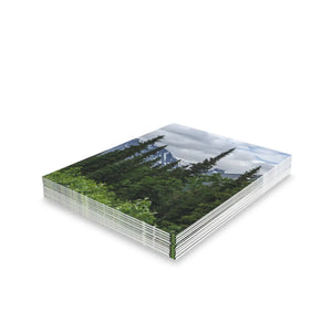 Sturdy Blank Greeting Cards - Mountain Art Packs - Dipaliz - & Note