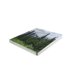 Sturdy Blank Greeting Cards - Mountain Art Packs - Dipaliz - & Note