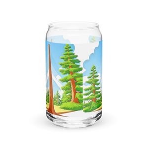 Eco-friendly can Shaped Glass - Nature Inspired 16oz - Dipaliz - Tumblers