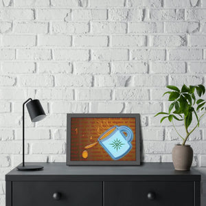 Bold Modern Framed Paper Posters - Chic Pine Wood - Dipaliz - Prints & Visual Artwork