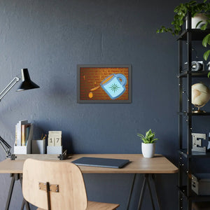 Bold Modern Framed Paper Posters - Chic Pine Wood - Dipaliz - Prints & Visual Artwork