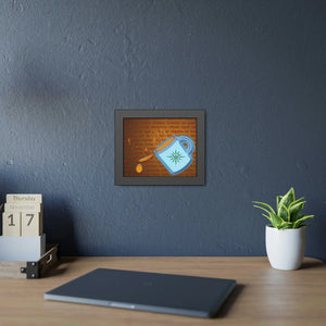 Bold Modern Framed Paper Posters - Chic Pine Wood - Dipaliz - Prints & Visual Artwork
