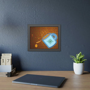 Bold Modern Framed Paper Posters - Chic Pine Wood - Dipaliz - Prints & Visual Artwork