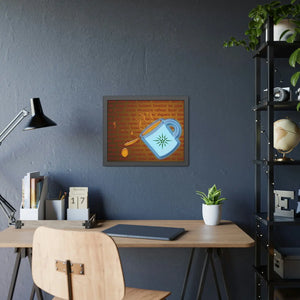 Bold Modern Framed Paper Posters - Chic Pine Wood - Dipaliz - Prints & Visual Artwork