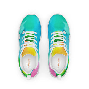 Vibrant Women’s Athletic Shoes - Multicolored Watercolor - Dipaliz - Sneakers