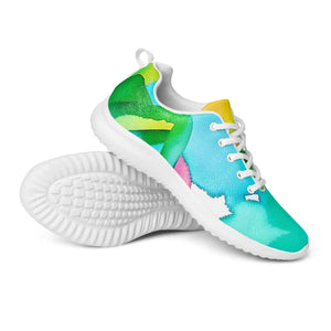 Vibrant Women’s Athletic Shoes - Multicolored Watercolor - Dipaliz - Sneakers