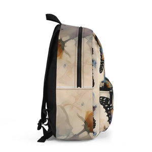 Muted Colors Butterflies Backpack - Durable Polyester - Dipaliz - Backpacks