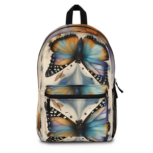 Muted Colors Butterflies Backpack - Durable Polyester - Dipaliz - Backpacks
