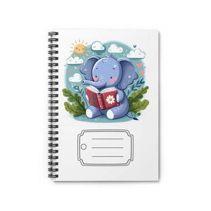 Creative Notebook Ruled Line - Elephant Reader Design - Dipaliz - Notebooks & Notepads