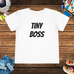 Tiny Boss Toddler T-shirt - Trendy Comfort Style - Dipaliz - White / 2t - Baby & Clothing