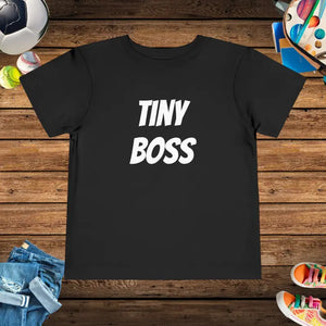 Tiny Boss Toddler T-shirt - Trendy Comfort Style - Dipaliz - Black / 2t - Baby & Clothing