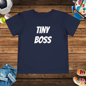 Tiny Boss Toddler T-shirt - Trendy Comfort Style - Dipaliz - Navy / 2t - Baby & Clothing