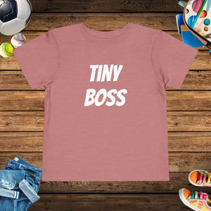 Tiny Boss Toddler T-shirt - Trendy Comfort Style - Dipaliz - Heather Mauve / 2t - Baby & Clothing