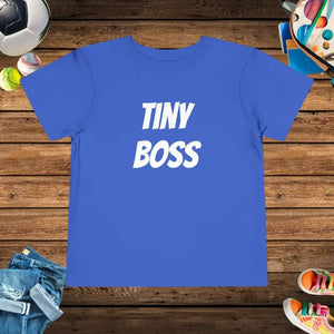 Tiny Boss Toddler T-shirt - Trendy Comfort Style - Dipaliz - True Royal / 2t - Baby & Clothing