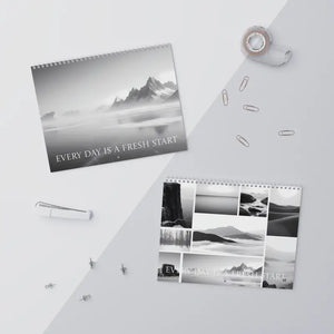 Nature Calendar 2026 - Monochrome Wall - Dipaliz - 11’’ x 8.5’’ / Matte - Calendars