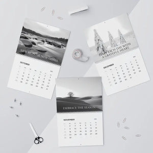 Nature Calendar 2026 - Monochrome Wall - Dipaliz - Calendars