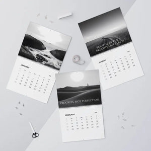 Nature Calendar 2026 - Monochrome Wall - Dipaliz - Calendars