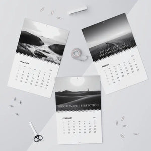 Nature Calendar 2026 - Monochrome Wall - Dipaliz - Calendars