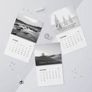 Nature Calendar 2026 - Monochrome Wall - Dipaliz - Calendars