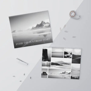 Nature Calendar 2026 - Monochrome Wall - Dipaliz - Calendars