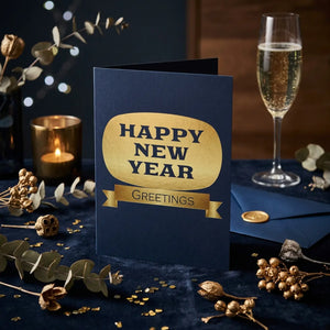 Dipaliz new year greeting card and matching envelopes - cards